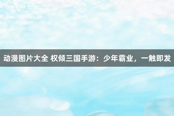 动漫图片大全 权倾三国手游：少年霸业，一触即发